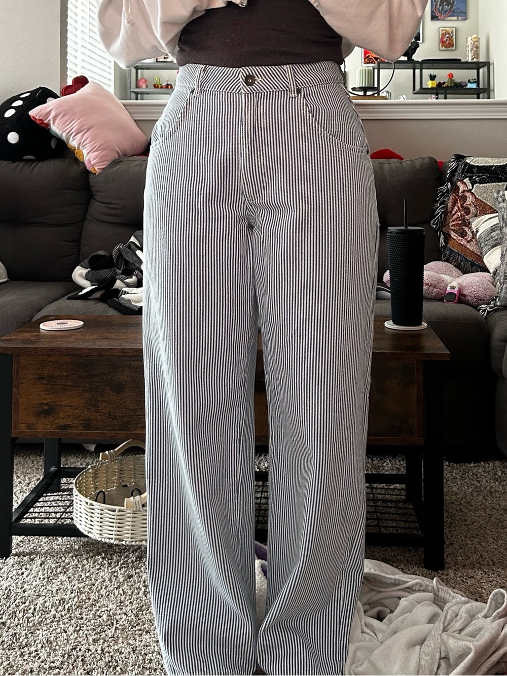 P&Co Striped Jeans